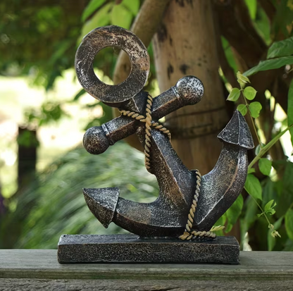 Admiral’s Crest™ - Nautical Vintage Anchor Ornament