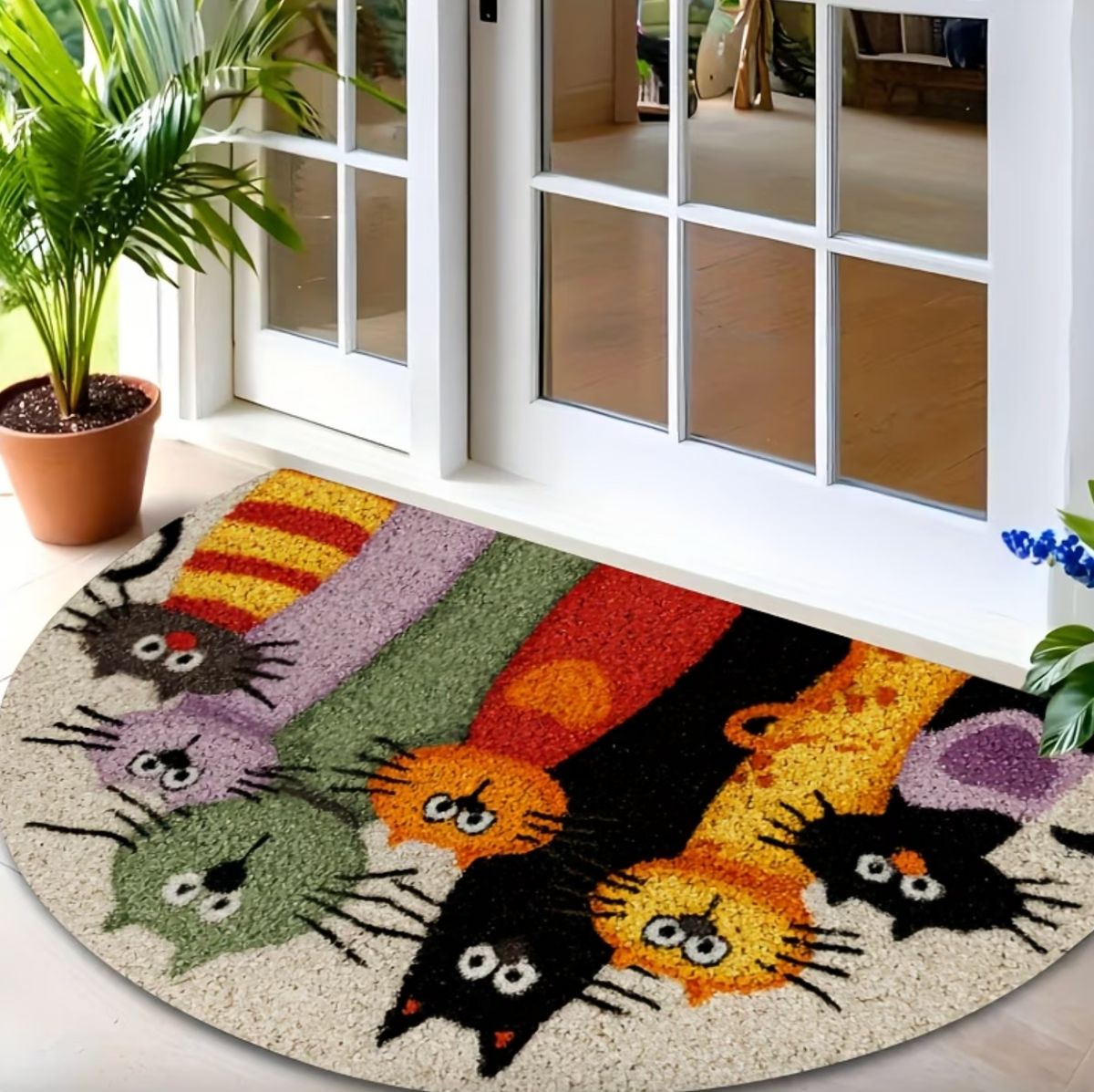 WhiskerWelcome™ Door Mat