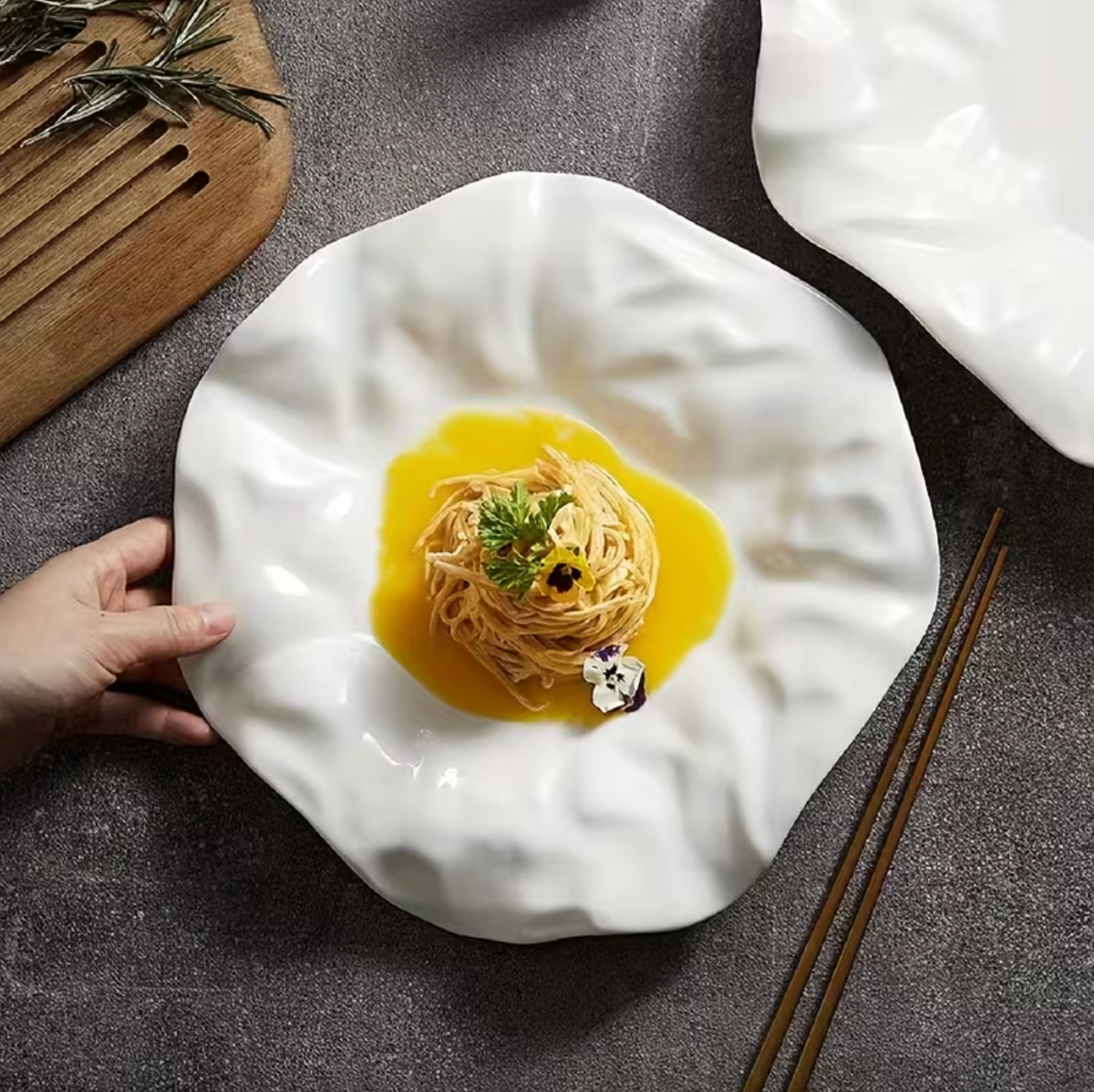 Origami™ – Artisan Ceramic Plate