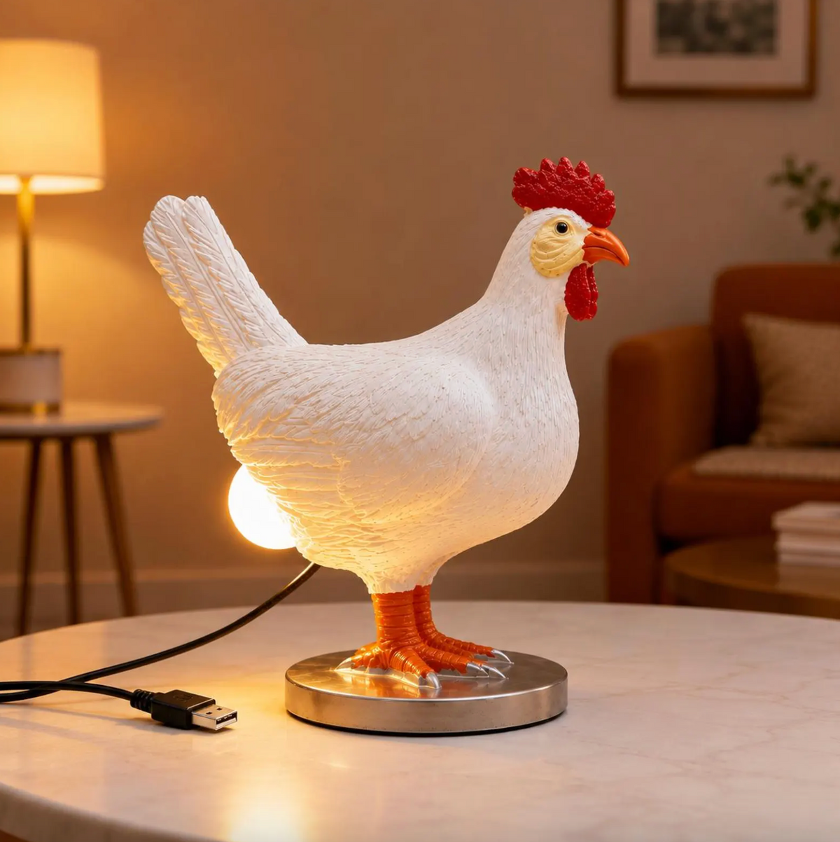 Cheeky Charlie™ – The Eggsecutive Lamp