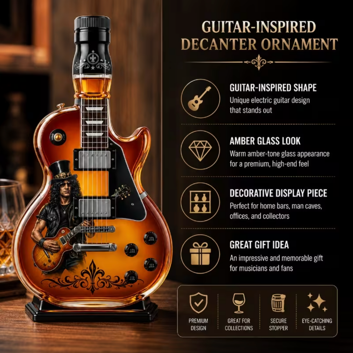 RockReserve™ – Guitar Decanter