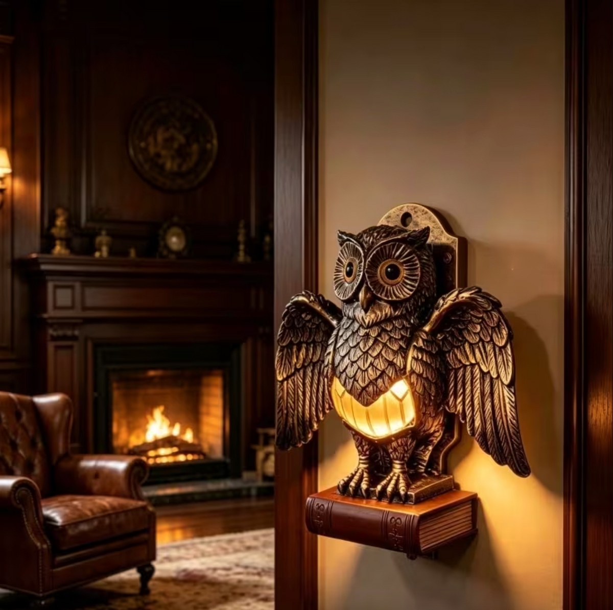 Noctowl™ – Vintage Owl Wall Lamp