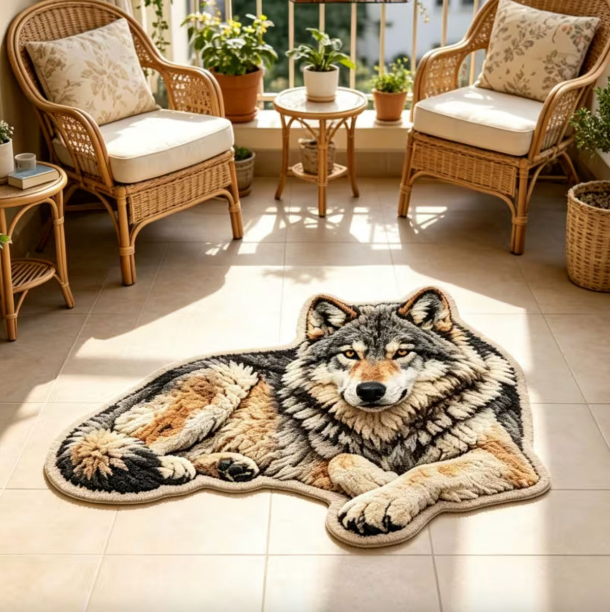 Timberfang™ – Gray Wolf Rug