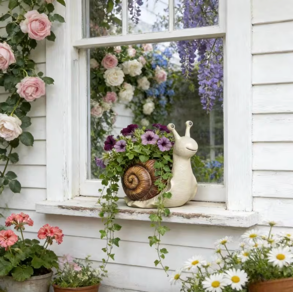 Shelby™ – Whimsical Snail Planter
