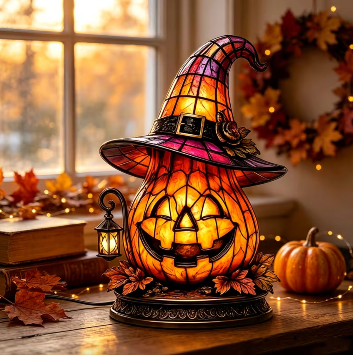 Pumpkinella™ – Enchanted Witch Lamp