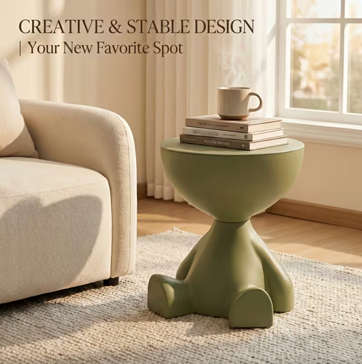 Lounging Louie™ – Sculptural Side Table