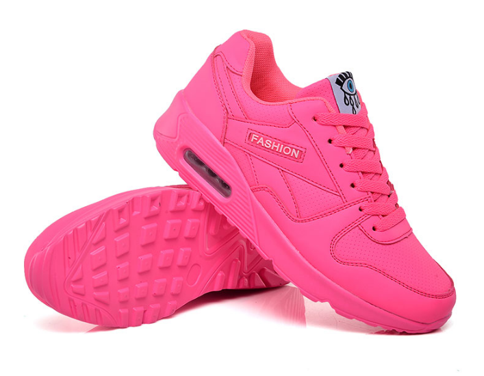 Women's Cushioned Athletic Sneakers – Lightweight Breathable Running Shoes with Air Sole & Anti-Slip Grip for Walking, Gym, Jogging