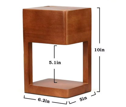 Nordic Elegance | Candle Warmer Lamp with Dimmable Light | Dual-Purpose Design for Cozy Ambiance