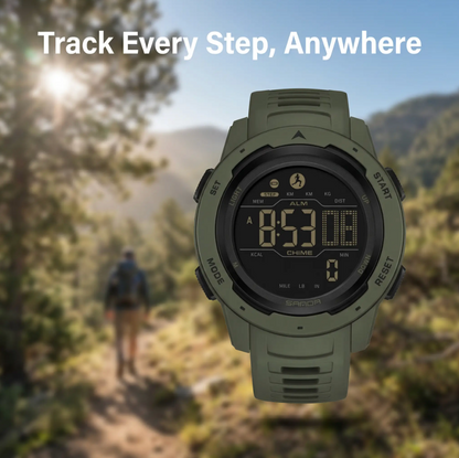 Step Tracking Sport Watch with Water Resistance for Running & Outdoor Activities