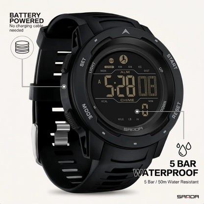 Step Tracking Sport Watch with Water Resistance for Running & Outdoor Activities