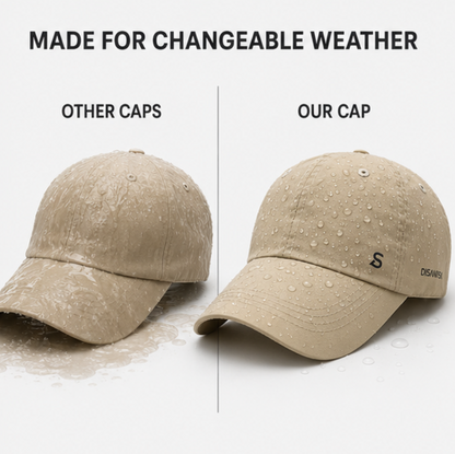 Men's Weatherproof Running Cap – Adjustable Lightweight Hat with Extended Brim for Jogging, Hiking & Outdoor Training