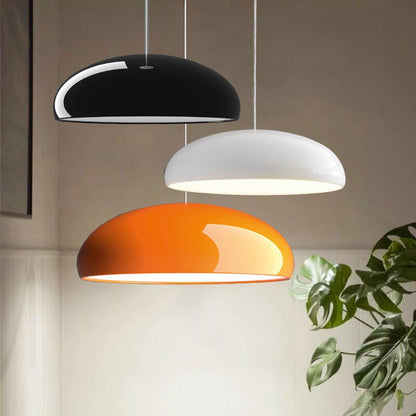 Lámpara de techo LED de metal con altura ajustable para comedor e isla de cocina | Iluminación cenital escultórica moderna para mesa y barra | Ind