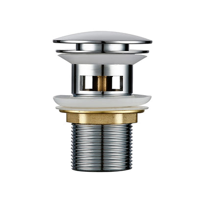 Vessel Sink Drain Assembly with Pop-Up Stopper for Modern Bathrooms – Overflow & Non-Overflow Configurations