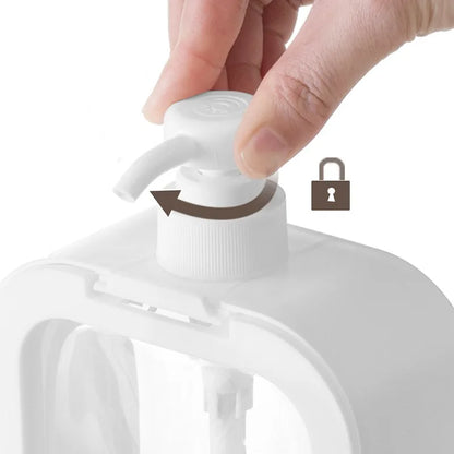 Countertop Liquid Soap Pump Dispenser with Press Mechanism for Bathroom Vanity, Kitchen Sink & Shower | Modern Minimalist Scandinavian Desig
