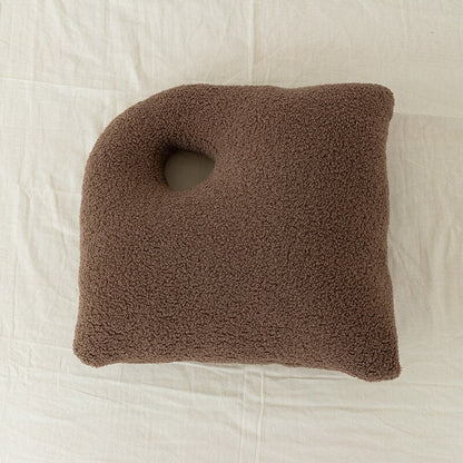 Fluffy Pebble Floor Cushions in Stone Shape | Plush Pillows for Home Decor
