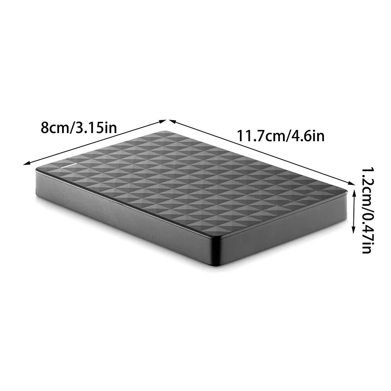 High-Capacity Data Storage Drive USB 3.0 for Laptop Desktop Mac PC Backup Device Transfer Files Photos Videos Documents