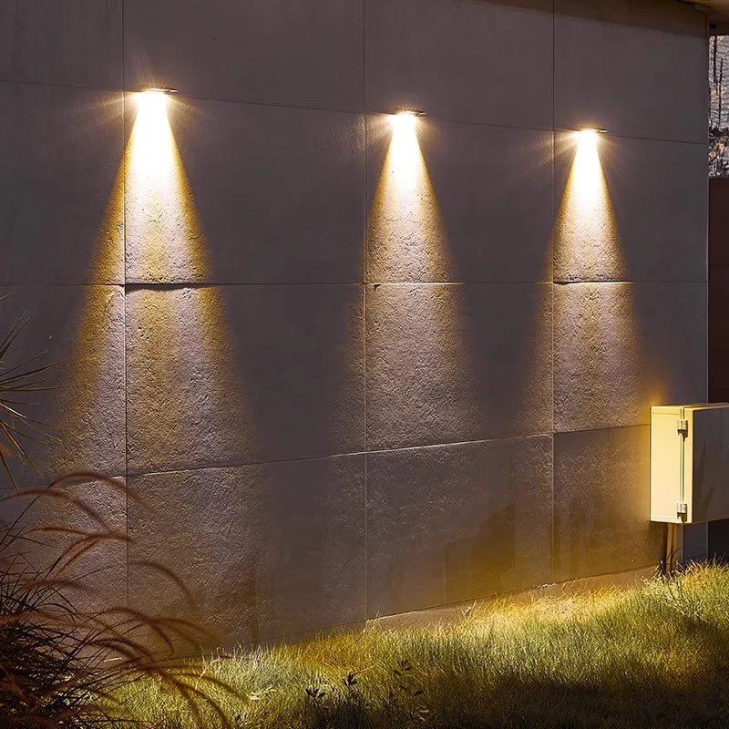 Outdoor Garden Pathway Lights Solar Powered 2-Pack with Dusk-to-Dawn Sensor Waterproof IP44 Dimmable LED Landscape Accent Lighting for Patio