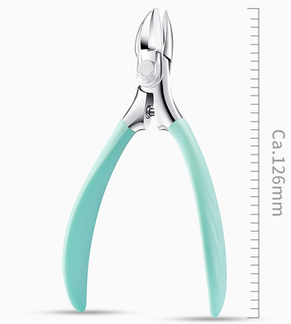 Heavy-Duty Nail Clippers for Thick Nails with Angled Blade & Debris Guard – Stainless Steel Foot Care Tool