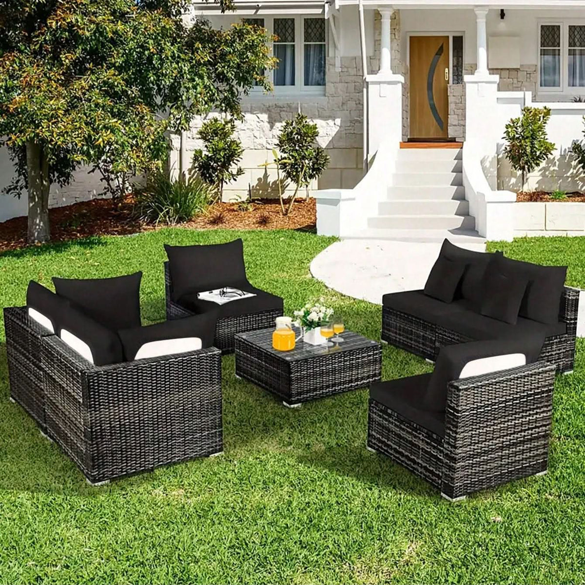 PALMFLOW – Fundas de cojín antideslizantes para la protección de muebles de patio