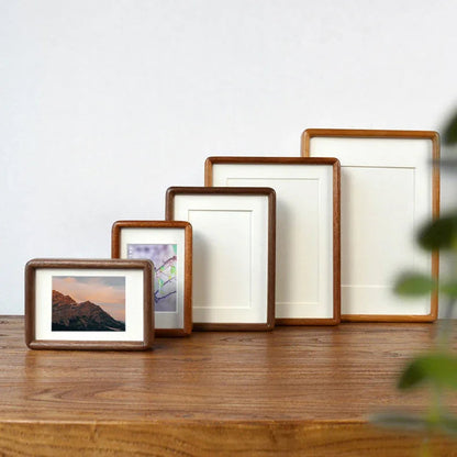 Hardwood Picture Frame 8.3×11.7 in Portrait A4 Mortise Joiner Wedding Memory Display Wall Hanging Living Room Bedroom Hallway Gallery Arrang