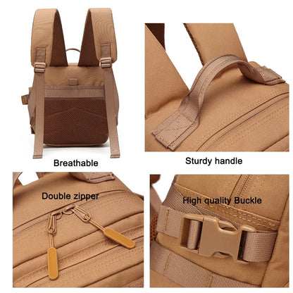 Tactivo Mini-Rucksack 9L | Compact MOLLE Backpack with Durable Design | Ideal for Hiking and EDC