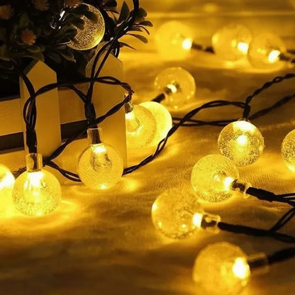 FAIRYNEST – Crystal Garland Lights for Garden & Patio Parties