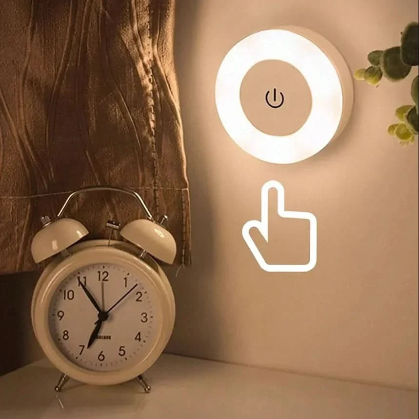 TOUCHVAULT – USB Rechargeable Lamp for Bedroom Comfort