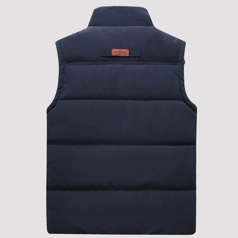 Men's Quilted Puffer Vest – Insulated Sleeveless Jacket with Water-Resistant Shell for Cold Weather, Casual Wear & Outdoor Activities