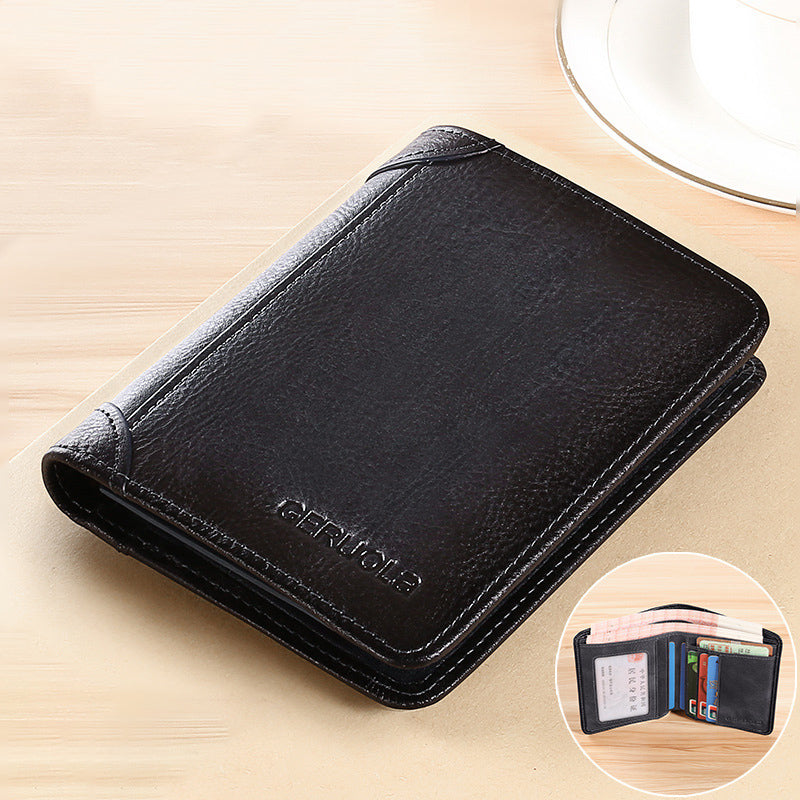 Ortekor Stylish Slim RFID Blocking Wallet for Men with Premium Leather Finish | Minimalist Design for Everyday Use