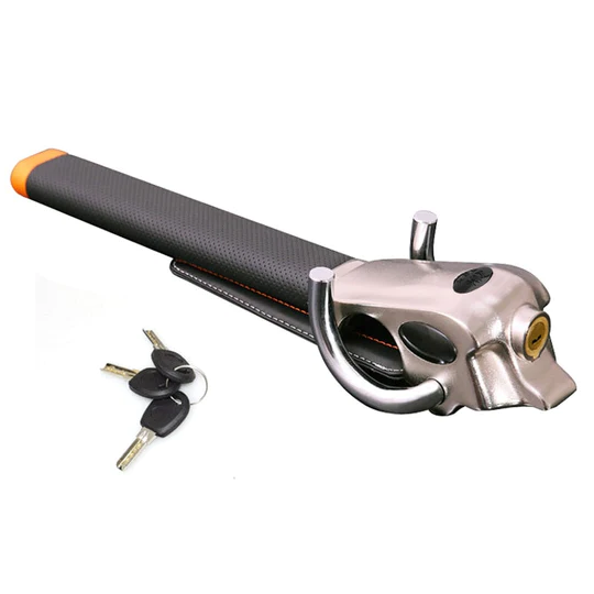 Car Steering Wheel Lock for Trucks and SUVs, Vehicle Steering Lock with Three Direction Design, Car Anti Theft Device