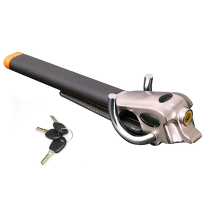 Secure Lock | Car Steering Wheel Lock with Three-Direction Design | Durable Anti-Theft Solution for Vehicle Protection