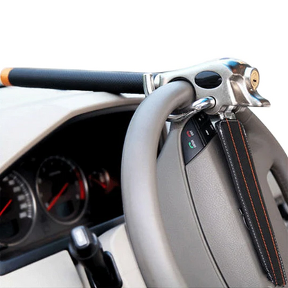Secure Lock | Car Steering Wheel Lock with Three-Direction Design | Durable Anti-Theft Solution for Vehicle Protection