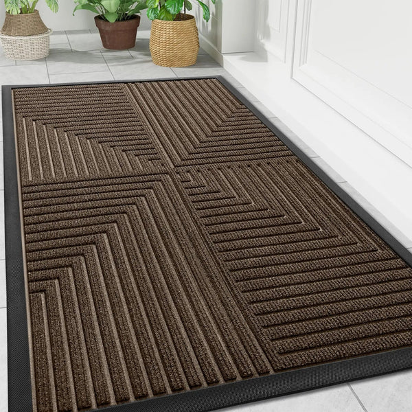 Alfombrilla antideslizante de alta resistencia Ortekor | Diseño duradero que atrapa la suciedad para entradas seguras de alto tráfico