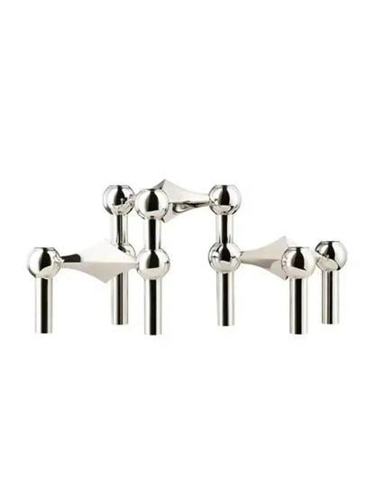 Candelabro Metálico Contemporáneo Elegante