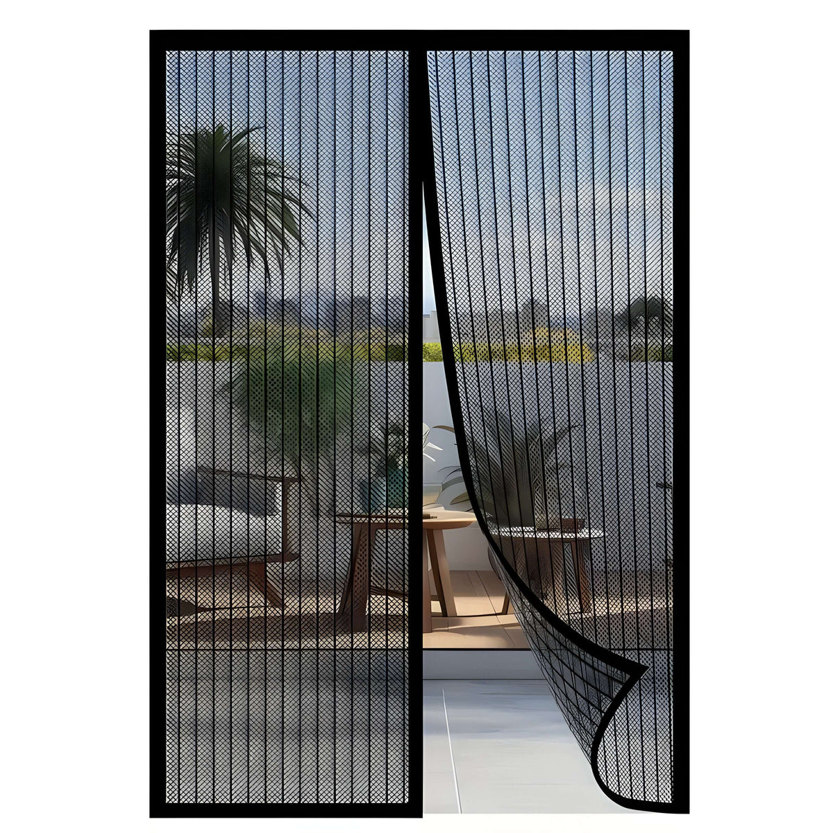 Sela Door Net Screen - Self-Closing, Pet-Friendly Mosquito Net for Doors