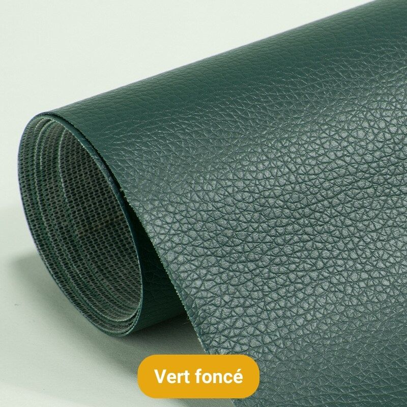 Peel-and-Stick Upholstery Repair Sheet for Furniture, Car Interiors & Bags – 20×54 in Leather-Look Adhesive Patch
