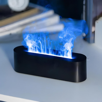 Serene Glow | Volcano Effect Humidifier with Color Illumination | Essential Oil Diffuser for Relaxation