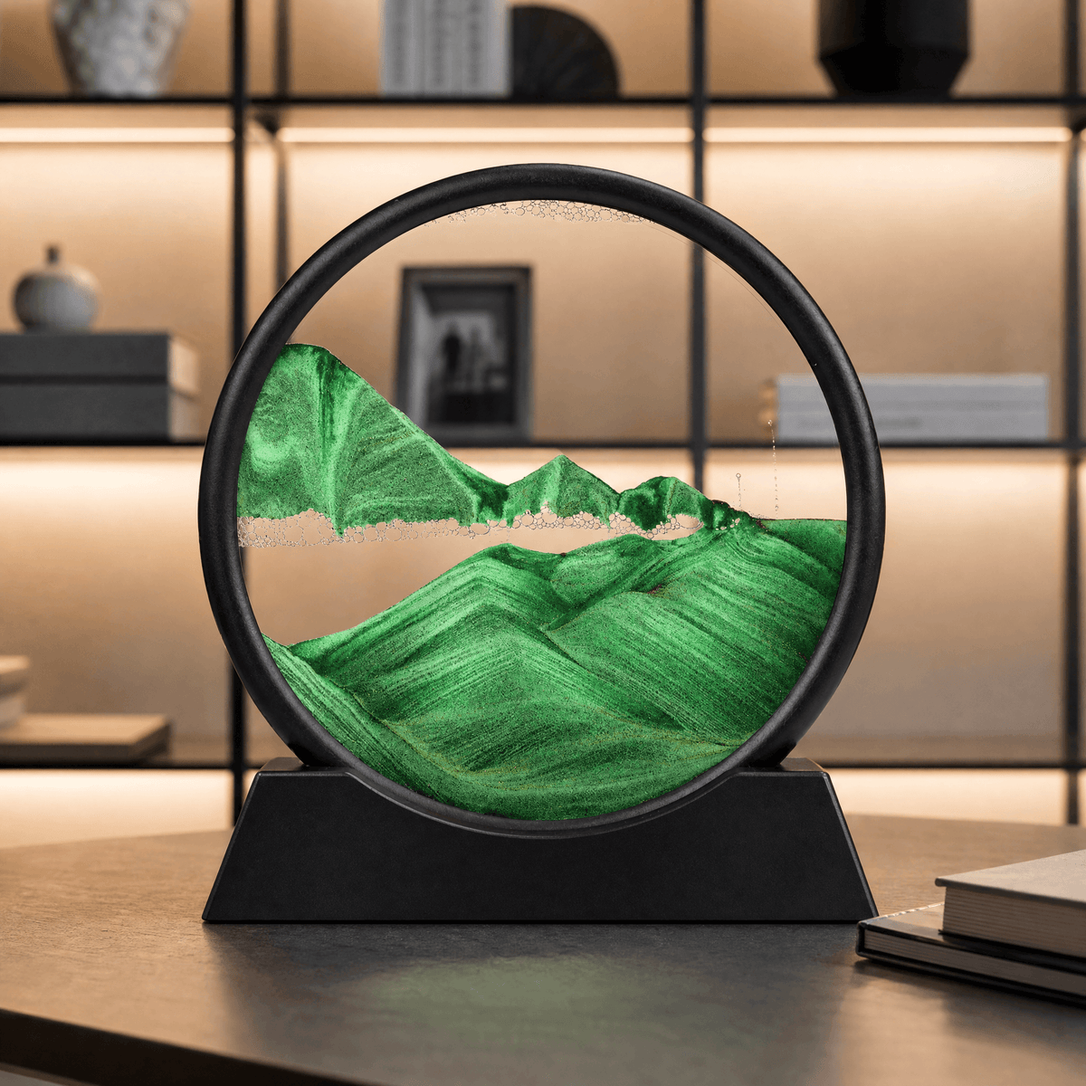 Serenitas | Sand Art Motion Frame with Unique Designs | Tranquil Decor for Mindful Spaces