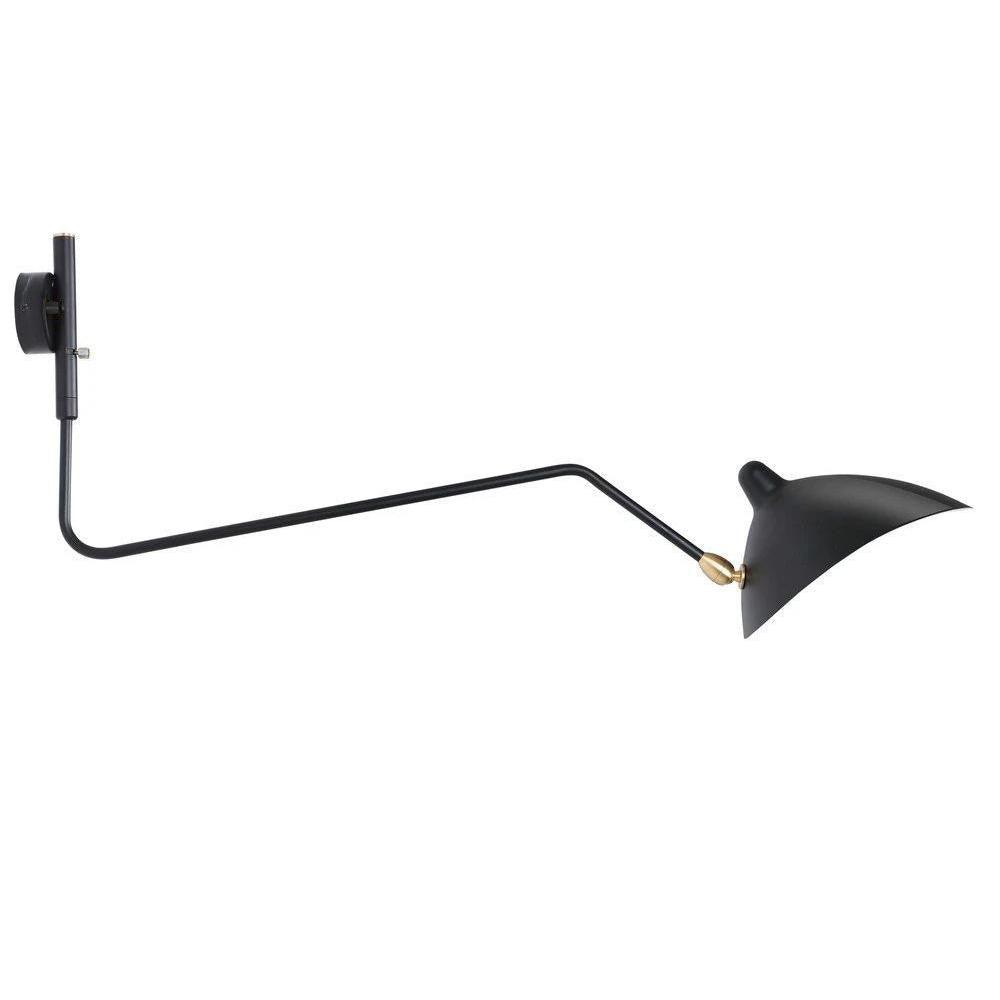 Articulating Wall Lamp with Extending Arm 47-55 Inches Aluminum LED Fixture for Bedroom Reading Nook Living Room Hallway Accent Lighting Ind