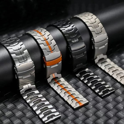 Premium Metal Link Smartwatch Strap for Samsung Galaxy Watch Ultra 47mm – Lightweight, Adjustable, Quick-Release