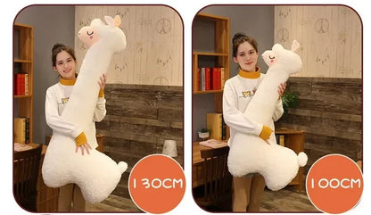 ALPACUDDLE – Almohada de peluche suave de alpaca para la comodidad de los niños y decoración de habitaciones