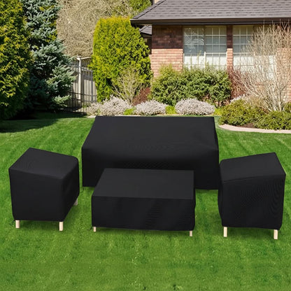 WEATHERVAULT – Colección de 4 piezas para la protección de muebles de patio