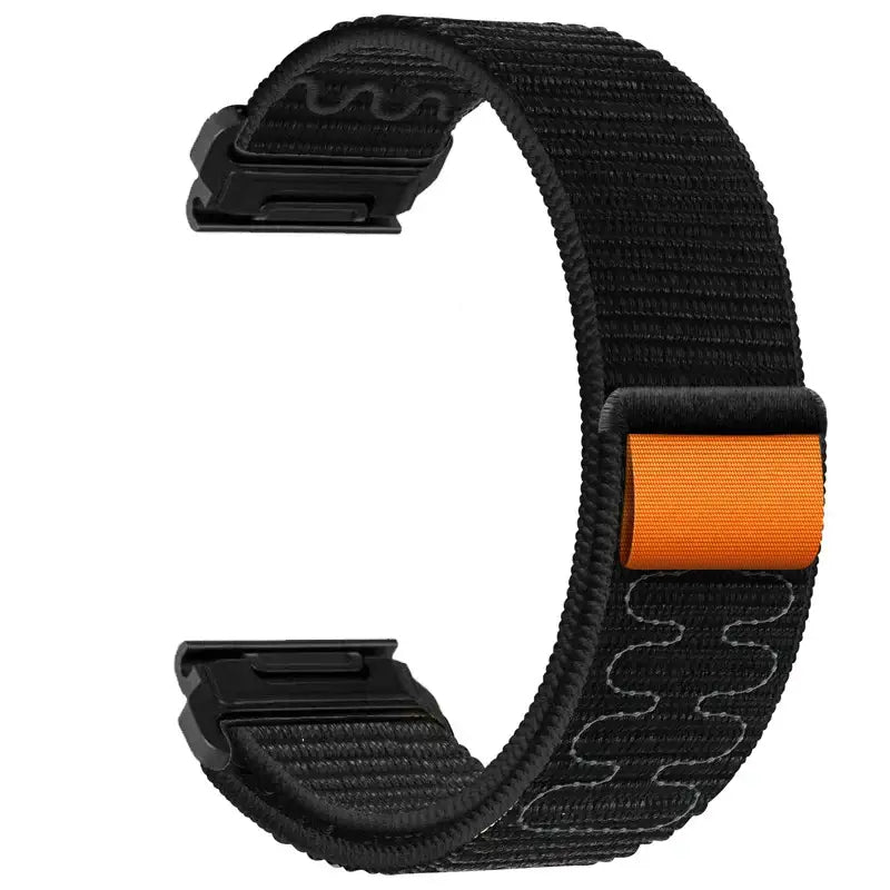 Adjustable Nylon Hook-and-Loop Smartwatch Band – Breathable Sports Strap for Fitness Tracking