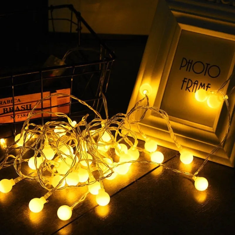 LED Fairy Light Strand 20 Feet Warm White USB Powered with Switch for Bedroom Patio Wedding Party Garden Indoor Outdoor Ambient Lighting Dec