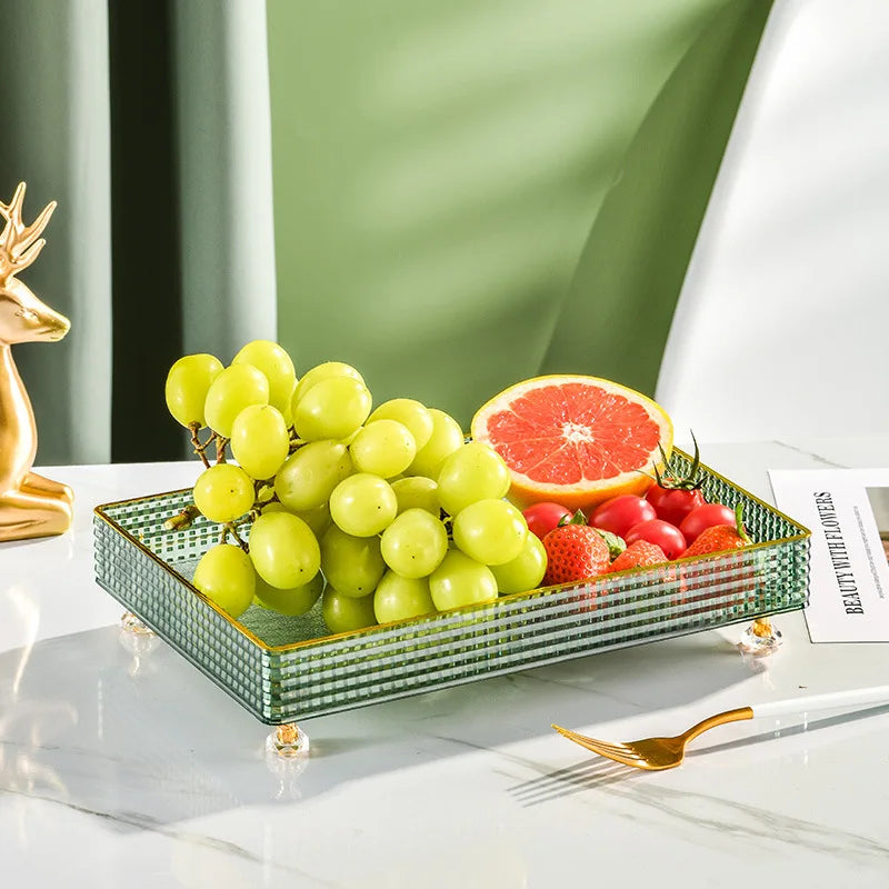 Bandeja dividida con compartimentos para aperitivos, dulces, nueces, frutos secos, reuniones festivas, entretenimiento en casa, plato versátil para servir