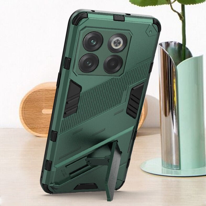 Reinforced Phone Case with Built-In Stand for OnePlus 15 13 12 11 10 Nord – Drop Protection Kickstand Cover Heavy Duty Shield