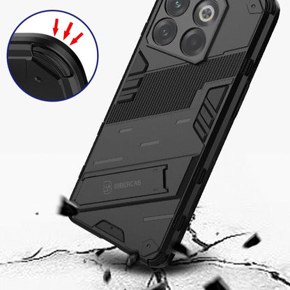 Reinforced Phone Case with Built-In Stand for OnePlus 15 13 12 11 10 Nord – Drop Protection Kickstand Cover Heavy Duty Shield