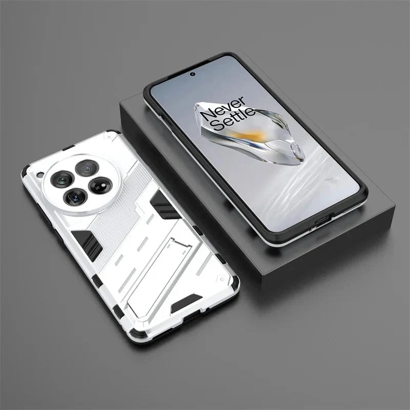 Reinforced Phone Case with Built-In Stand for OnePlus 15 13 12 11 10 Nord – Drop Protection Kickstand Cover Heavy Duty Shield