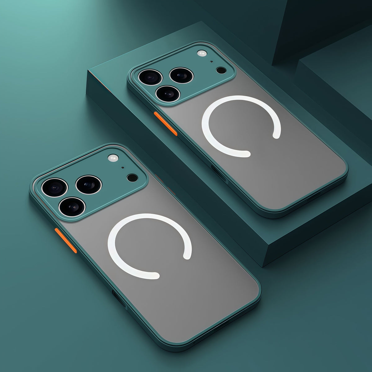Magnetic Silicone iPhone Case with Raised Edge Protection & Wireless Charging – All Models 12 to 17