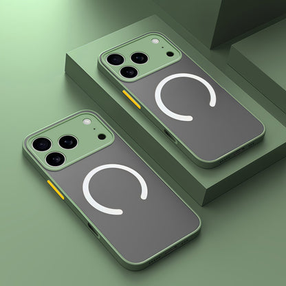 Magnetic Silicone iPhone Case with Raised Edge Protection & Wireless Charging – All Models 12 to 17